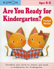 Cover of: Are You Ready For Kindergarten