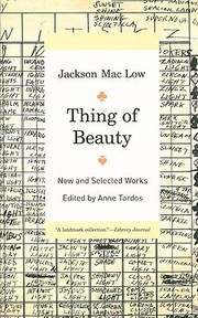 Cover of: Thing Of Beauty New And Selected Works