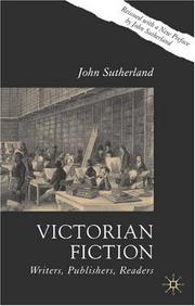 Cover of: Victorian fiction by Sutherland, John