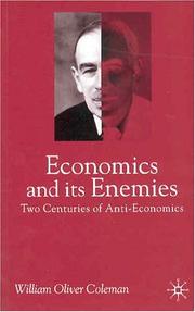 Cover of: Economics and Its Enemies