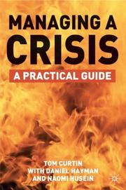 Cover of: Managing a Crisis by Tom Curtin