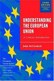 Cover of: Understanding the European Union by John McCormick