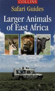 Cover of: Larger Animals of East Africa (Collins Safari Guides)