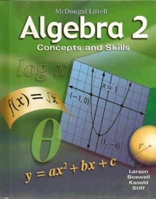 Algebra 2 Concepts And Skills By McDougal Littel | Open Library