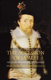 Cover of: The Accession of James I: Historical and Cultural Consequences