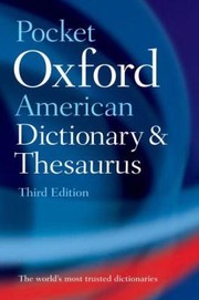 Cover of: Pocket Oxford American Dictionary And Thesaurus by 