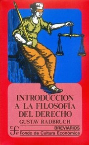 Cover of: Introduccin A La Filosofa Del Derecho by 
