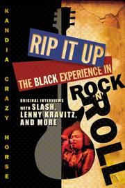 Cover of: Rip It Up: The Black Experience in Rock N Roll