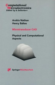 Cover of: Microtransducer Cad Physical And Computational Aspects