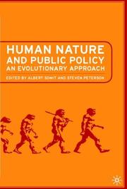 Cover of: Human Nature and Public Policy: An Evolutionary Approach