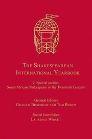 Cover of: The Shakespearean International Yearbook