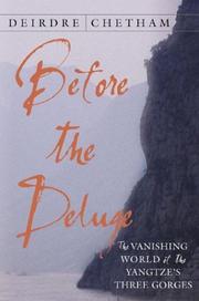 Cover of: Before the Deluge by Deirdre Chetham