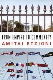 Cover of: From empire to community: a new approach to international relations