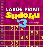 Cover of: Large Print Sudoku 3 by 