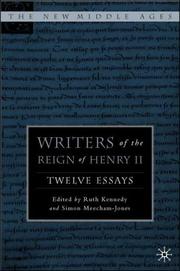 Cover of: Writers of the Reign of Henry II by 