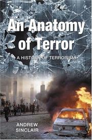 Cover of: An Anatomy of Terror by Andrew Sinclair, Andrew Sinclair