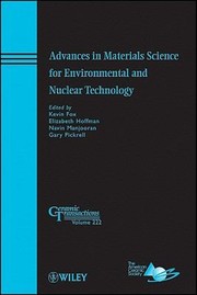 Cover of: Advances In Materials Science For Environmental And Nuclear Technology by 