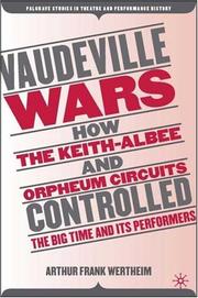 Cover of: Vaudeville Wars by Arthur Frank Wertheim