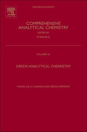 Cover of: Green Analytical Chemistry Theory Practice