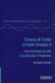 Cover of: Theory Of Finite Simple Groups Ii Commentary On The Classification Problems by 