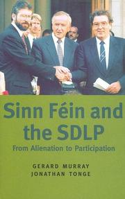 Cover of: Sinn Féin and the SDLP | Gerard Murray