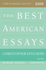 Cover of: The Best American Essays 2010 by 