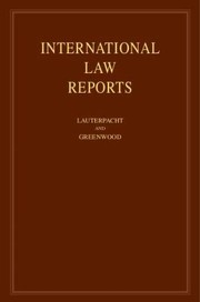 Cover of: International Law Reports