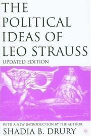 Cover of: The Political Ideas of Leo Strauss: With a New Introduction By the Author