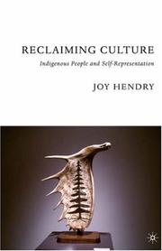 Cover of: Reclaiming Culture by Joy Hendry