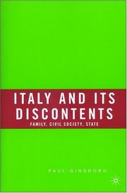 Italy and its discontents by Paul Ginsborg