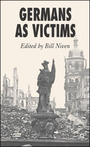 Cover of: Germans as Victims: Remembering the Past in Contemporary Germany