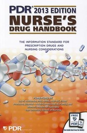 Cover of: Nurses Drug Handbook 2013 by 