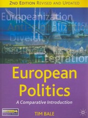 European Politics A Comparative Introduction by Tim Bale