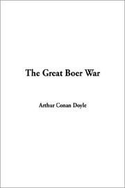 Cover of: The Great Boer War | Arthur Conan Doyle