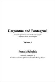 Cover of: Gargantua and Pantagruel: Vol 1
