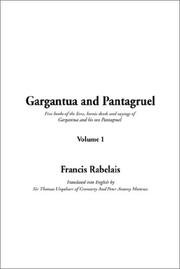 Cover of: Gargantua and Pantagruel by François Rabelais