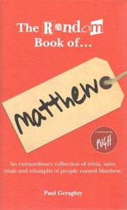 Cover of: The Random Book Of Matthew