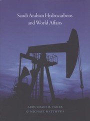 Cover of: Saudi Arabian Hydrocarbons And World Affairs