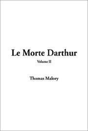 Cover of: Le Morte Darthur by Thomas Malory