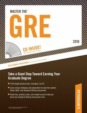 Petersons Master The Gre 2010 by Mark Alan Stewart
