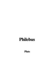 Cover of: Philebus by Πλάτων