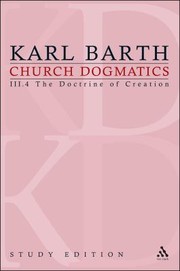 Cover of: Church Dogmatics Study Edition 19