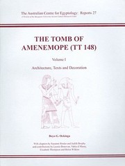 Cover of: The Tomb Of Amenemope Tt 148 by 