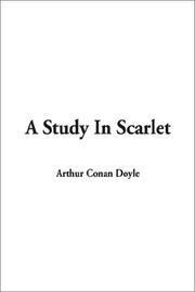 Cover of: Study In Scarlet, A by Arthur Conan Doyle, Doyle, A. Conan