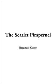 Cover of: Scarlet Pimpernel, The by Emmuska Orczy, Baroness Orczy