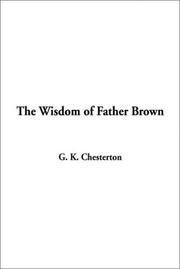 Cover of: The Wisdom of Father Brown by Gilbert Keith Chesterton