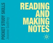 Cover of: Reading And Making Notes by 