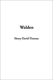Cover of: Walden by Henry David Thoreau