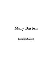 Cover of: Mary Barton by Elizabeth Cleghorn Gaskell