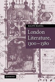 Cover of: London Literature 13001380 by 